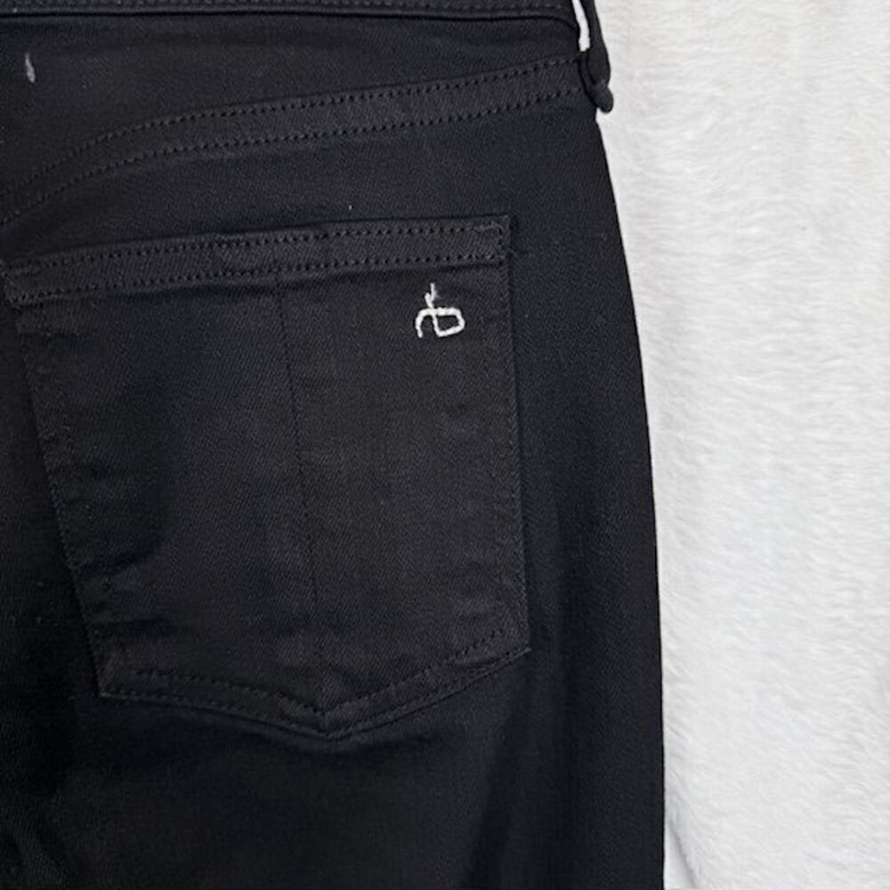 Rag & Bone Skinny Jeans in Coal Black Wash Stretch Size 24 - Picture 4 of 12